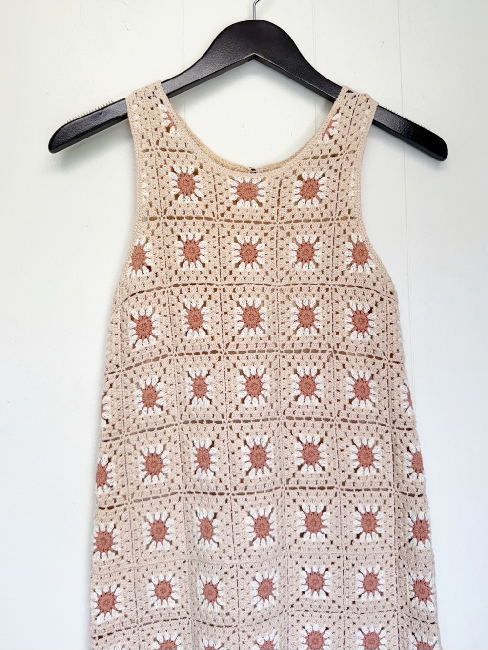 RYLEE + CRU Crochet Floral Tank Dress 10-12 - Picture 2 of 10